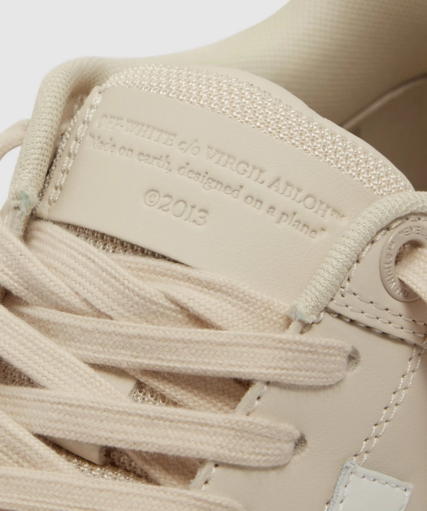 Off White Out of office leather sneaker